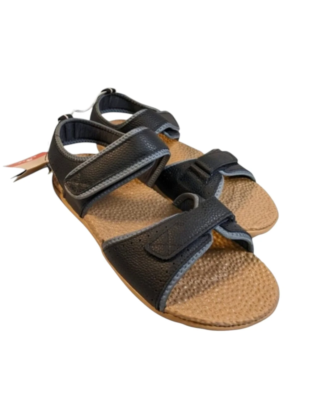 Acorn Everywhere Grafton Sandals Black Leather Size 11